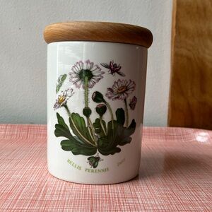 Portmeirion the Botanic Garden Storage Canister Bellis Perennis Daisy